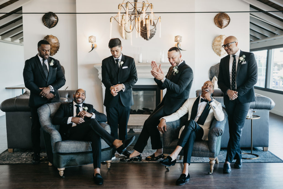 Luxury wedding in the Hamptons - groomsmen