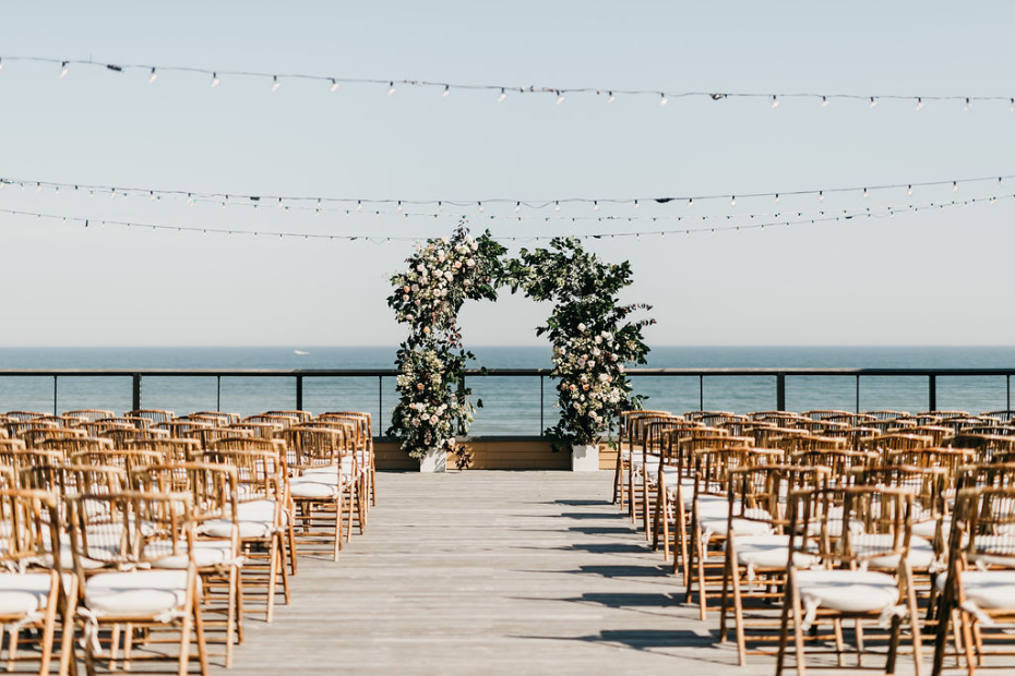 Waterfront ceremony at Gurneys