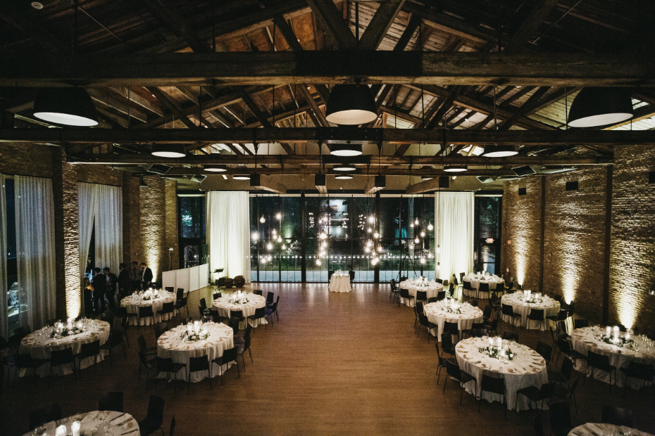 Rustic Industrial Reception at Roundhouse Beacon