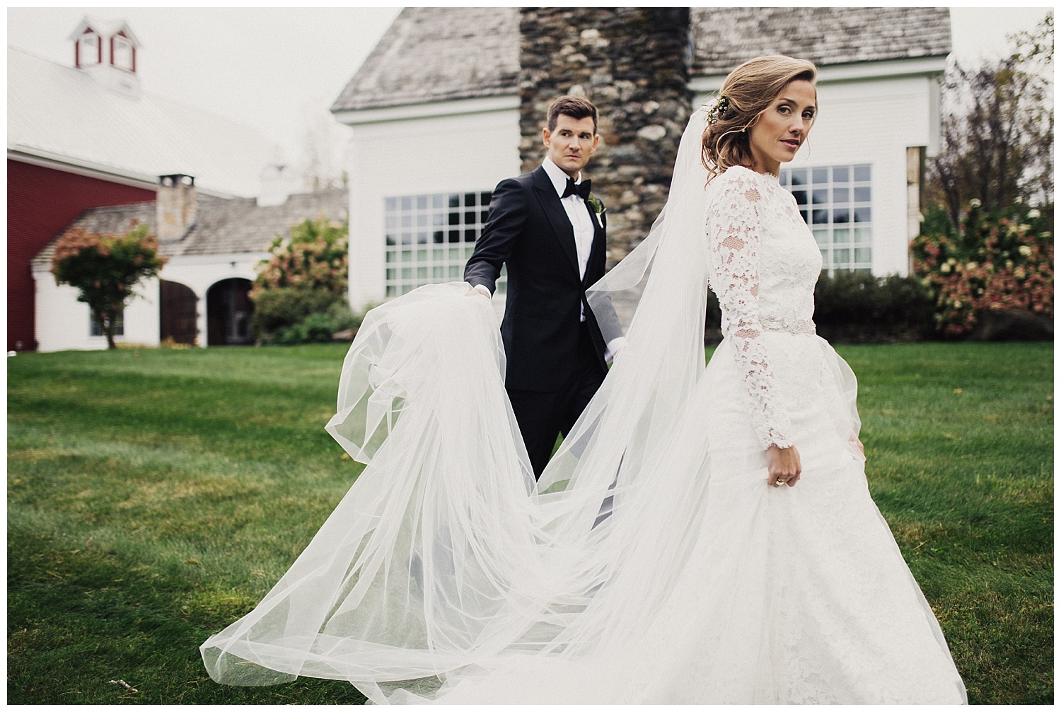Editorial wedding photography in Vermont